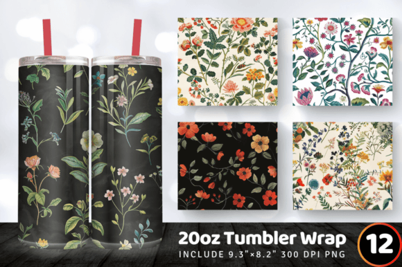 Botanical Embroidery Tumbler Wrap Review