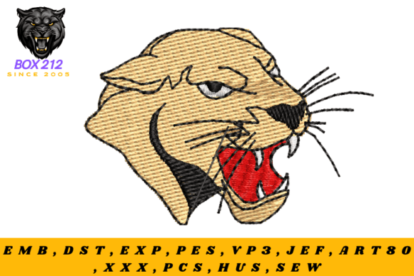 Puma Face Embroidery Review for Apparel