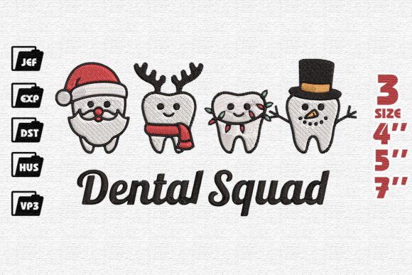 Review: Dental Squad Christmas Embroidery