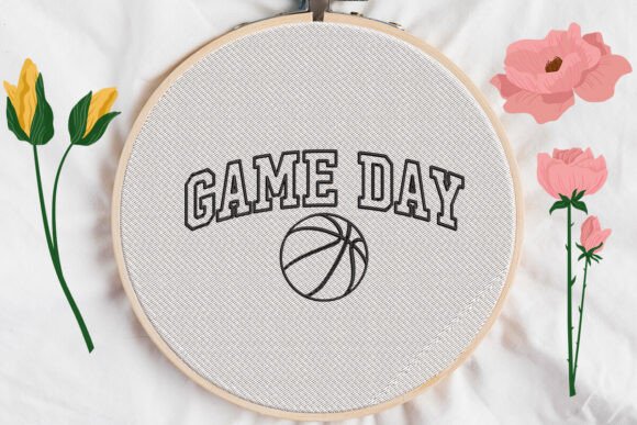 Review: Game Day Basketball Applique Embroidery Design