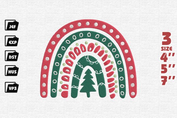 Review: The Magic of a Rainbow Christmas Embroidery