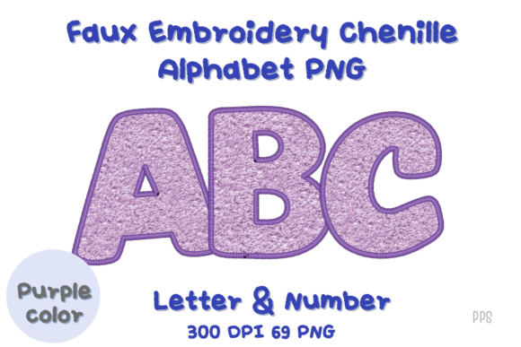 Reviewing Purple Faux Embroidery Alphabet for Holiday Sales