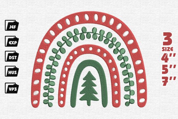 Reviewing Under the Rainbow Tree Embroidery for Holiday Sales
