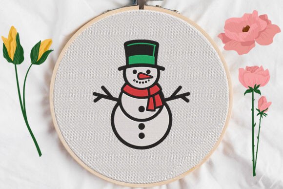 Snowman Christmas Embroidery: A Seller’s Review